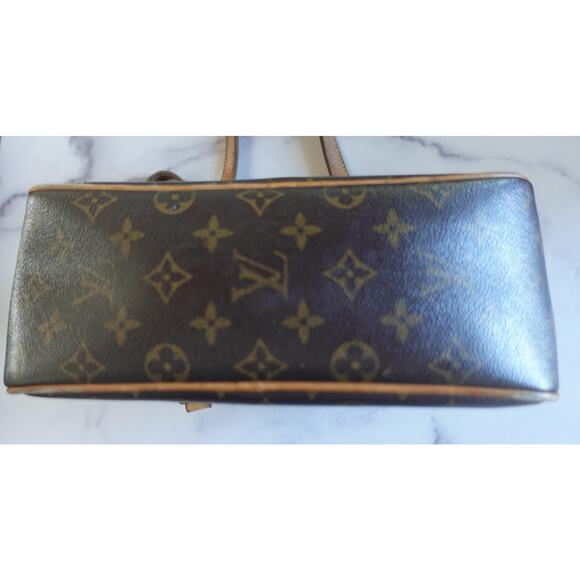 Vintage Louis Vuitton Shoulder Bag Womens Monogram Canvas Purse France 90s - Picture 7 of 16